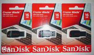 2 seal pack Brand New Black And Red Sandisk Cruizer Blade
