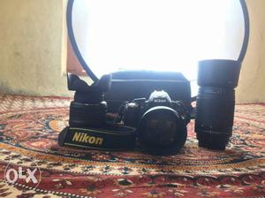 Black Nikon DSLR Camera With Bag Nikon d