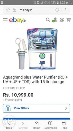 Brand new Aqua Grand water filter.Call..3