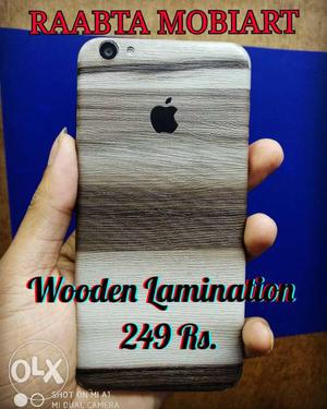 Brown Wooden Lamination IPhone Case