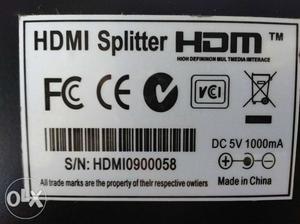 HDMI Splitter 4 port