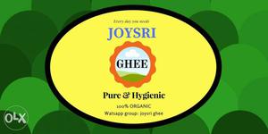 Joysri Ghee Pure & Hygienie Illustration