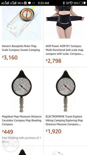 Map measuring rotometer 10 geographycal