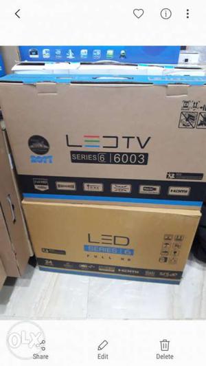 New 32 inch Led Tv With 2 Year warranty and Seal Pack