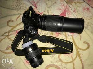 Nikon D with dual lens() very