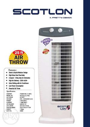 Scotlon Branded High Speed Tower Cooling Fan with