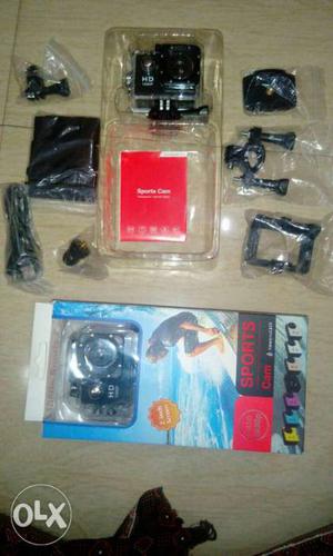 Sports action camera with accessories 650, per