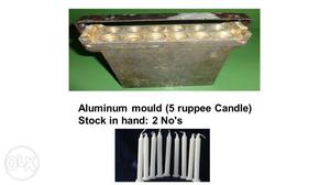 Aluminum Taper Candle Molder Collage sale for urgent