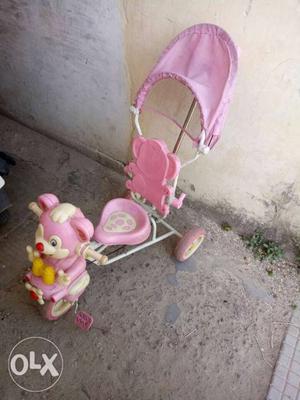 Bicycle for kid pink colour in good condition