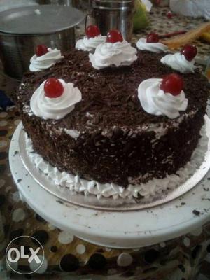 Black forest cake and fresh home made cake