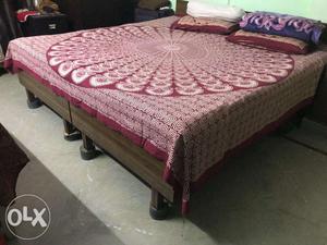 Double Bed with Storage & Mattress