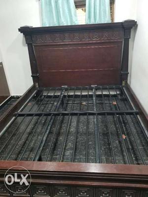 Double King size Bed  (Rosewood)