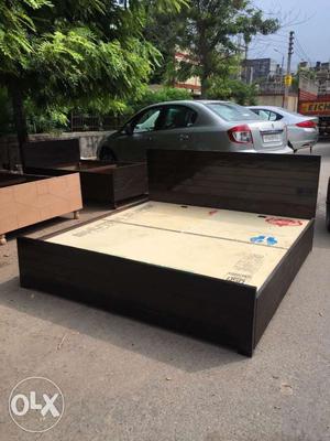 New double bed with box at wholesale price