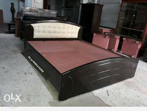 New queen size 5*6.5 storage double cot just  plain cot