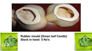 Silicon rubber candle moulds urgent sale