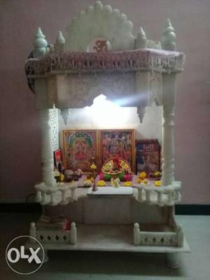 White Altar Rack