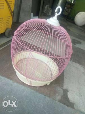 Bird cage fresh condition.