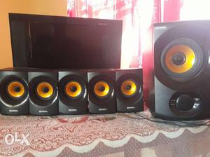 Black 6.1 Speaker System