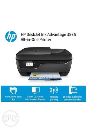 Black HP DeskJet Ink Advantage  All-in-one Printer