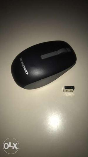 Black Lenovo Wireless Mouse