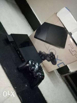 Black Sony PS3 Console With Controllers