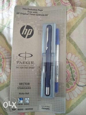 Blue HP Parker Pen With Pack