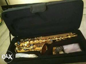 Gold-colored Trumpet With Hard Case
