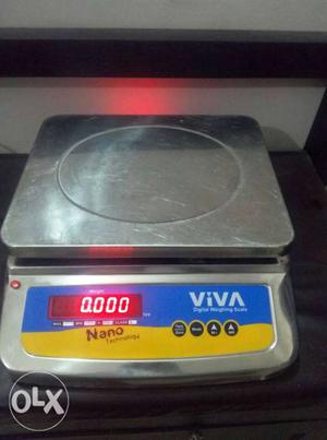 Gray Viva Stainless Steel Digital Scale