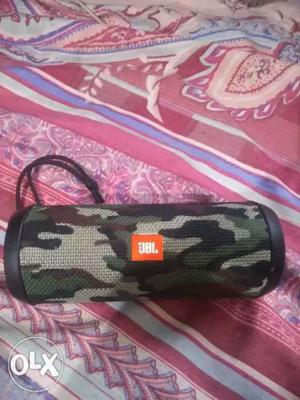 Green And Brown JBL Bluetooth Speaker