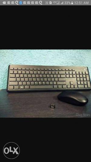 KM 117 Dell wireless keyboard with wireless