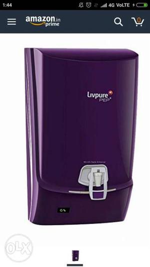 Livpure Pep RO+UV Water Purifier