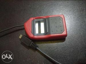 Morfo safran Black And Red USB Fingerprint Scanner