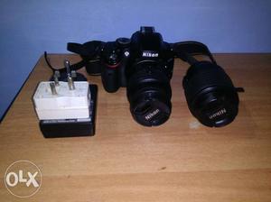 Nikon d dslr camera with 2 lense xchange with