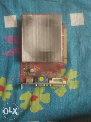 Red And Grey Computer Video Card radon 