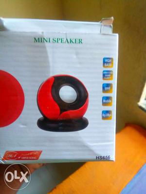 Red Mini Speaker Box