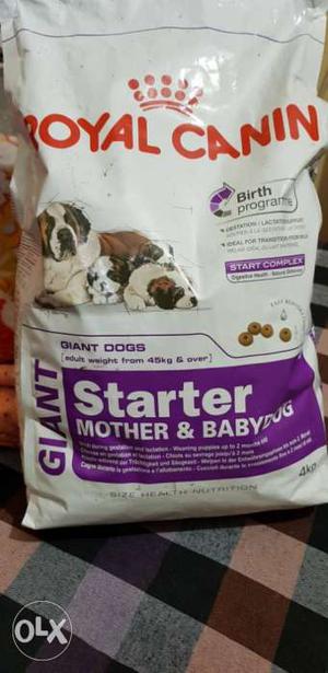 Royal Canin Starter Sack 4kg pack markit price 