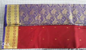 Two Red And Purple Textiles