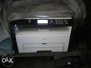 White And Black Photocopy Machine