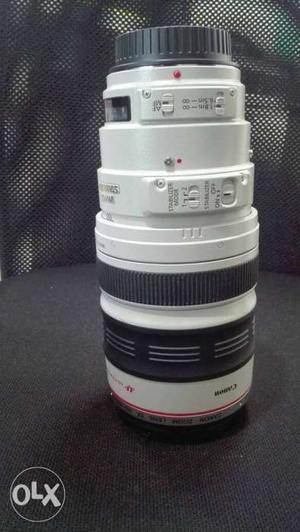White And Gray Canon DSLR Camera Lens