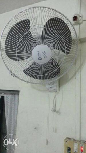 White And Grey Wall-mounted Fan