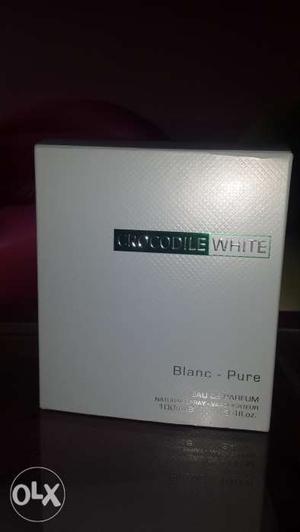 Brand new CROCODILE WHITE LAMUSE blanc -pure