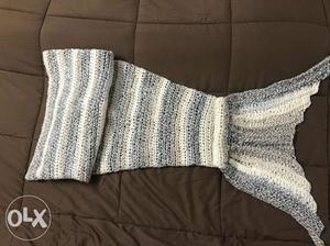 Crochet mermaid tail blanket make to order