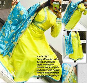 Green And Teal Sari Traditional Indian Dress Collage
