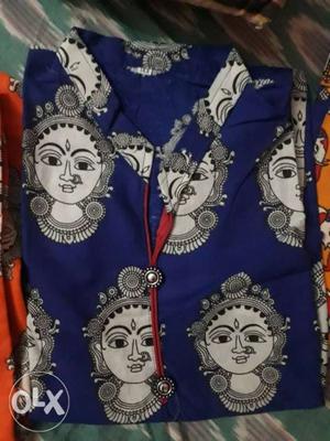 Kalmkari cotton tops full sleeves size: xl and