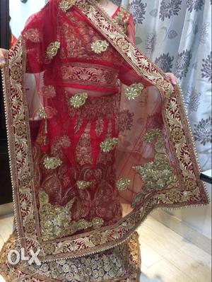 Red bridal lehenga for sale