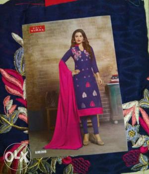Vimal branded cotton suit which have absuletly