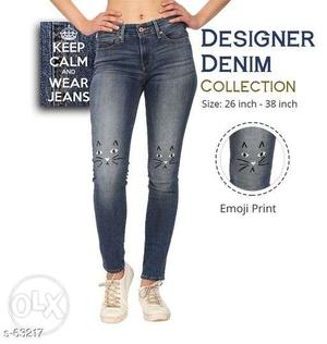 Women's Black Denim Jeans