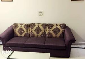 3+1 designer Sofa set with paaded back seat and soft