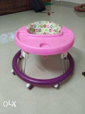 Baby's Pink And Purple Learning Walker