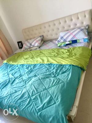 Big king size double bed in plywood